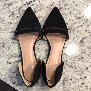 Black flats - WORN ONCE
